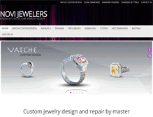 Tablet Screenshot of novijewelers.com